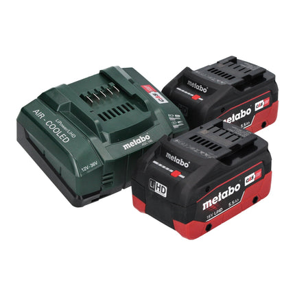 Metabo BS 18 LTX BL Q I Akku Bohrschrauber 18 V 130 Nm Brushless ( 602359660 ) + 2x Akku 5,5 Ah + Ladegerät + metaBOX