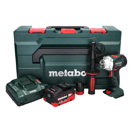 Metabo BS 18 LTX BL Q I Akku Bohrschrauber 18 V 130 Nm Brushless + 1x Akku 8,0 Ah + Ladegerät + metaBOX