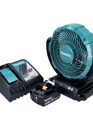 Makita DCF 102 RG1 Akku Ventilator Lüfter 18 V 18 cm + 1x Akku 6,0 Ah + Ladegerät - Toolbrothers