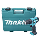 Makita DF 333 DZK perceuse-visseuse sans fil 12 V max. 30 Nm solo + coffret - sans batterie, sans chargeur