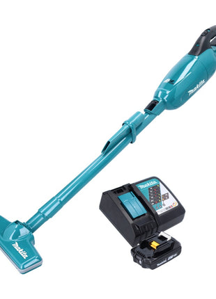 Aspirateur à batterie Makita DCL 280 FRA1 18 V sans balais + 1x batterie 2,0 Ah + chargeur