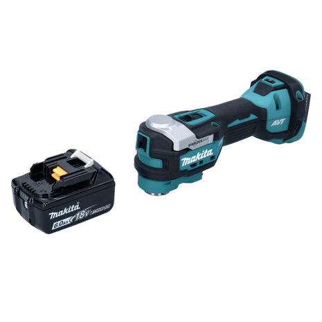 Makita DTM 52 G1 Akku Multifunktionswerkzeug 18 V Starlock Max Brushless + 1x Akku 6,0 Ah - ohne Ladegerät - Toolbrothers