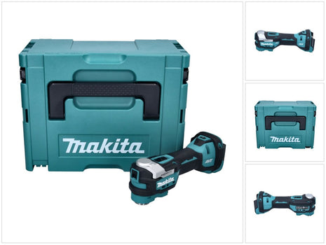 Makita DTM 52 ZJ Akku Multifunktionswerkzeug 18 V Starlock Max Brushless + Makpac - ohne Akku, ohne Ladegerät - Toolbrothers