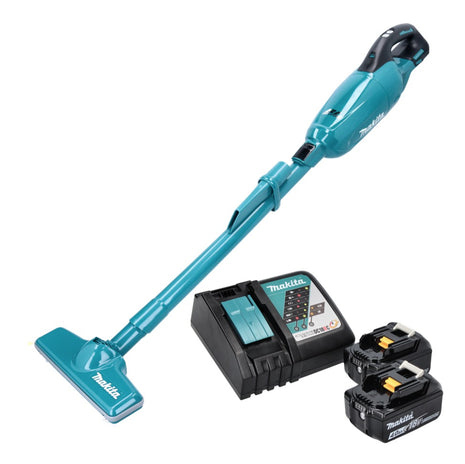 Makita DCL 281 FRM Akku Staubsauger 18 V Brushless + 2x Akku 4,0 Ah + Ladegerät - Toolbrothers