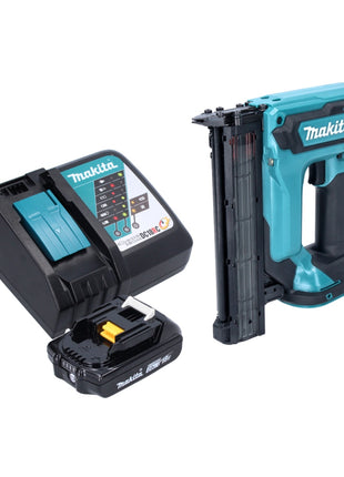 Makita DFN 350 RA1 Cloueur à tête d'emballage avec batterie 18 V 15 - 35 mm + 1x batterie 2,0 Ah + chargeur