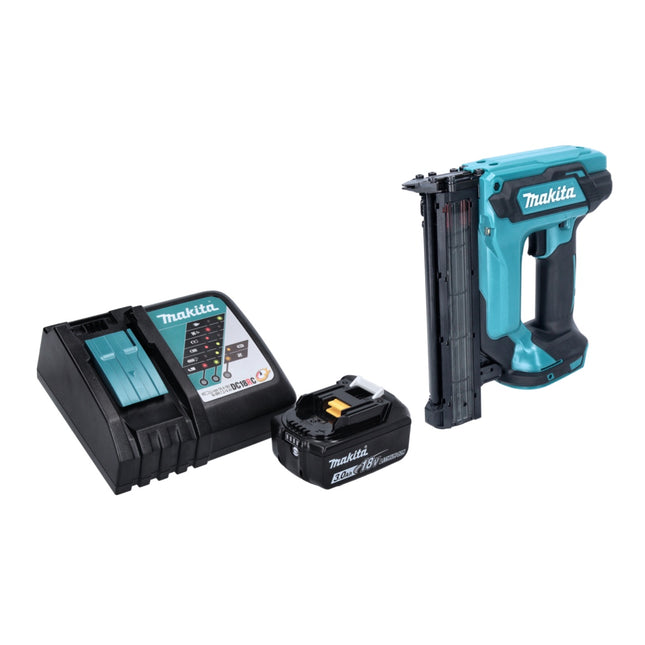 Makita DFN 350 RF1 Akku Stauchkopfnagler 18 V 15 - 35 mm + 1x Akku 3,0 Ah + Ladegerät