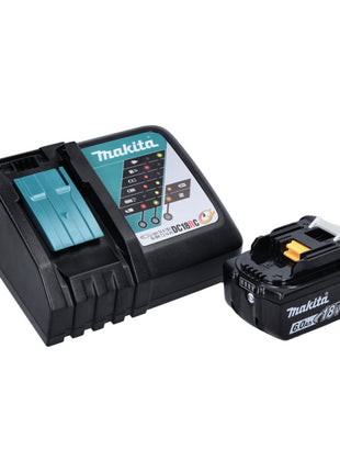 Makita DFN 350 RG1 Cloueur à tête d'emballage avec batterie 18 V 15 - 35 mm + 1x batterie 6,0 Ah + chargeur