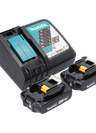 Clavadora con cabezal de batería Makita DFN 350 RAJ 18 V 15 - 35 mm + 2 baterías 2,0 Ah + cargador + Makpac