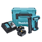 Clavadora con cabezal de batería Makita DFN 350 RFJ 18 V 15 - 35 mm + 2x baterías 3,0 Ah + cargador + Makpac