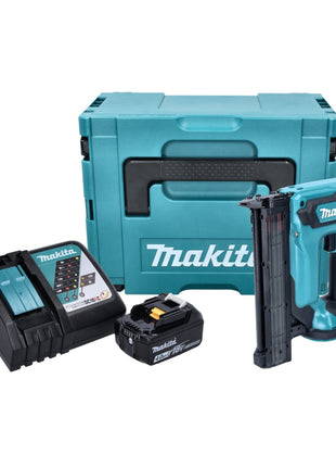 Makita DFN 350 RM1J Akku Stauchkopfnagler 18 V 15 - 35 mm + 1x Akku 4,0 Ah + Ladegerät + Makpac