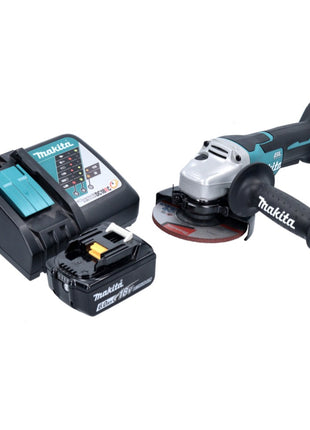 Makita DGA 515 RG1 Akku Winkelschleifer 18 V 125 mm Brushless + 1x Akku 6,0 Ah + Ladegerät