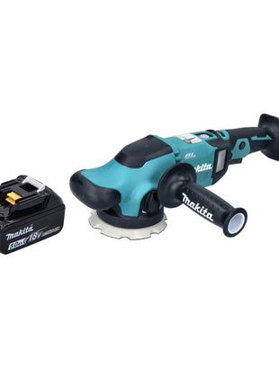 Makita DPO 500 T1 Akku Exzenterpolierer 18 V 125 mm Brushless + 1x Akku 5,0 Ah - ohne Ladegerät