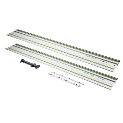 Festool FS 1080/2 Führungsschiene 1080 mm ( 491504 ) für Hand, Tauch und Stichsägen / Oberfräse + FS/2-AW Abweiser + FSV/2 Verbindungsstück - Toolbrothers