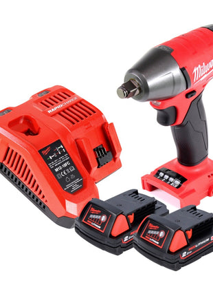 Milwaukee M18 FIWF12-202 FC Akku Schlagschrauber 18 V 300 Nm 1/2" Brushless + 2x Akku 2,0 Ah + Ladegerät