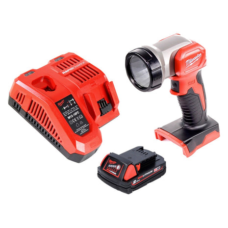 Milwaukee M18 TLED Akku Leuchte LED + 1x Akku 2,0 Ah + Ladegerät