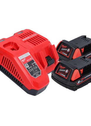 Milwaukee M18 CAG115XPDB-202 Akku Winkelschleifer 18 V 115 mm Brushless + 2x Akku 2,0 Ah + Ladegerät