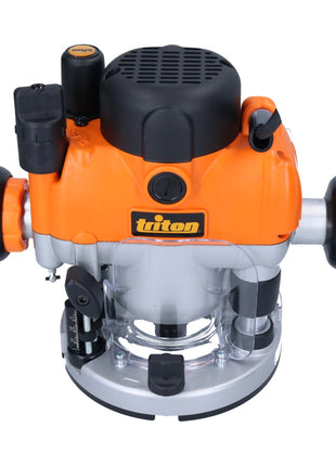 Triton MOF001 Oberfräse 1400 W 59 mm Hub + Anschlag