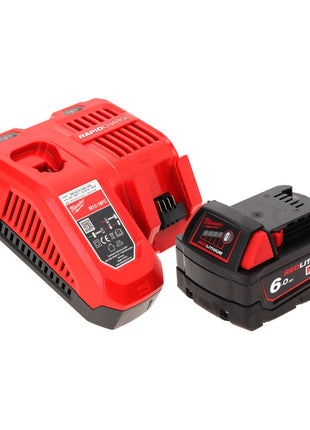 Milwaukee M18 CCS55-601 Akku Handkreissäge 18 V 165 mm + 1x Akku 6,0 Ah + Ladegerät