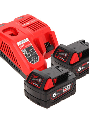 Milwaukee M18 CCS55-602 Akku Handkreissäge 18 V 165 mm + 2x Akku 6,0 Ah + Ladegerät