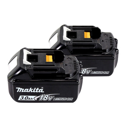 Makita Power Source Kit 18 V ( 197952-5 ) mit 2x BL 1830 B Akku 3,0 Ah + DC 18 RC Ladegerät + Makpac