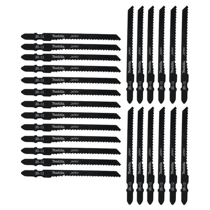 Makita BR-13 Stichsägeblätter für Holz 70 mm 25 Stk. ( A-85793-25 ) für Stichsägen mit T-Schaft Aufnahme