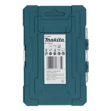 Makita Bohrer Set HSS Metallbohrer 10-teilig ( D-72849 )