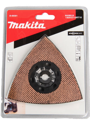 Makita MAM018 HM-Deltaplatte 116 mm K100 Starlock Max ( B-66581 ) extra Long Life - Toolbrothers