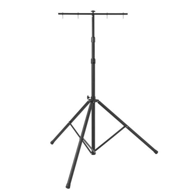 Brennenstuhl ST 301 Bau Teleskop Stativ schwarz mit Querträger ( 1170310010 ) 115 - 300 cm Traglast 10 kg für LED Baustrahler
