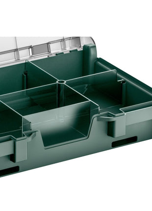 Metabo metaBOX 63 XS Organizer ( 626896000 ) System Werkzeug Koffer Stapelbar 252 x 167 x 63 mm Solo