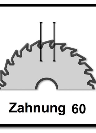 Makita CMSF16560E SPECIALIZED EFFICUT Sägeblatt 165 x 1,85 x 20 mm 2 Stk. ( 2x B-69864 ) 60 Zähne für Holz - Toolbrothers