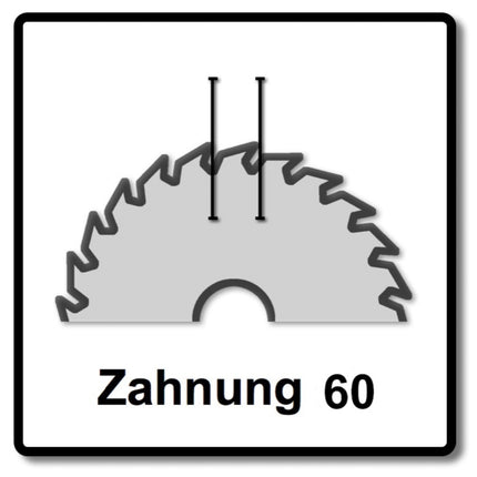 Makita CMSF16560E SPECIALIZED EFFICUT Sägeblatt 165 x 1,85 x 20 mm 4 Stk. ( 4x B-69864 ) 60 Zähne für Holz - Toolbrothers