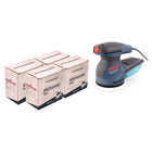 Bosch GEX 125-1 AE Exzenterschleifer 250 Watt 125 mm ( 0601387500 ) + 4x Toolbrothers TURTLE Schleifset - Toolbrothers