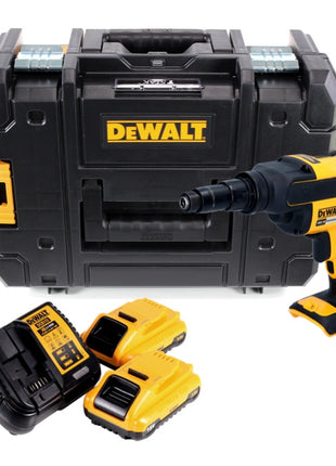 DeWalt DCF 622 L2 Akku Universalschrauber 18 V 34 Nm Brushless + 2x Akku 3,0 Ah + Ladegerät + TSTAK