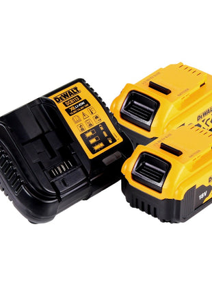 Sierra circular a batería DeWalt DCS 571 P2 18 V 115 mm sin escobillas + 2x baterías 5,0 Ah + cargador + TSTAK