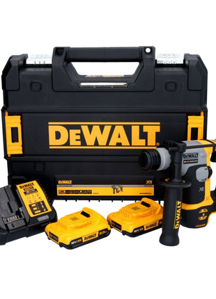 DeWalt DCH 172 D2 Akku Bohrhammer 18 V 16 mm 1,4 Joule SDS plus Brushless + 2x Akku 2,0 Ah + Ladegerät + TSTAK - Toolbrothers