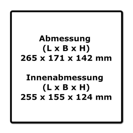 Festool T-LOC SYS MINI 3 TL MINI Systainer ( 202544 ) Kleinteile Koffer koppelbar mit SYS-MINI 1 und 3 TL - Toolbrothers