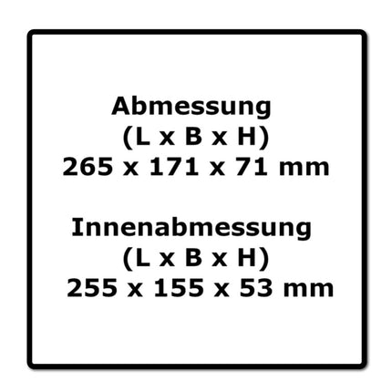 Festool T-LOC SYS MINI 1 TL TRA MINI Systainer ( 203813 ) Kleinteile Koffer transparenter Deckel koppelbar mit SYS-MINI 1 und 3 TL - Toolbrothers
