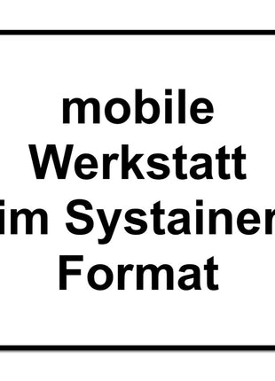 Festool T-LOC SYS-MFT Systainer Werkzeugkoffer mobile Werkbank ( 500076 ) 396 x 296 x105 mm - Toolbrothers