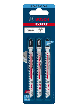 Bosch EXPERT Fibre Plaster T 141 HM lame de scie sauteuse 100 mm 3 pièces (2608900563) Carbide Technology