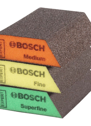 Bosch Expert S470 Combi Block Set 3 tlg. 69 x 97 x 26 mm ( 2608901174 ) Mittel / Fein / Superfein