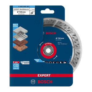 Bosch EXPERT MultiMaterial Diamant Trennscheibe 150 x 22,23 mm 1 Stk. ( 2608900661 ) Long Life