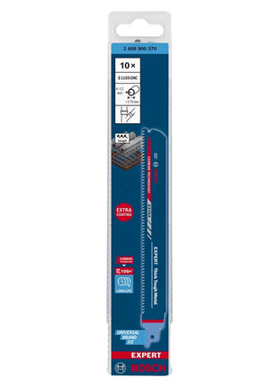 Lame de scie alternative Bosch EXPERT Thick Tough Metal S 1155 CHC 225 mm 10 pièces (2608900370) Carbide Technology