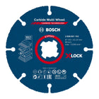 Disco de corte Bosch Expert Carbide Multi Wheel X-LOCK (2608901195) 125 mm x 22,23 mm 10 piezas.