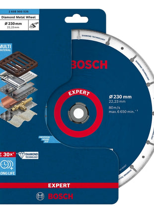 Bosch Expert Diamond Metal Wheel Trennscheibe 230 x 22,23 mm ( 2608900536 ) Diamond Technology