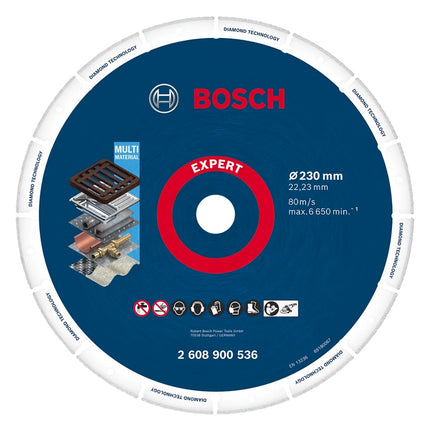 Bosch Expert Diamond Metal Wheel Trennscheibe 230 x 22,23 mm ( 2608900536 ) Diamond Technology