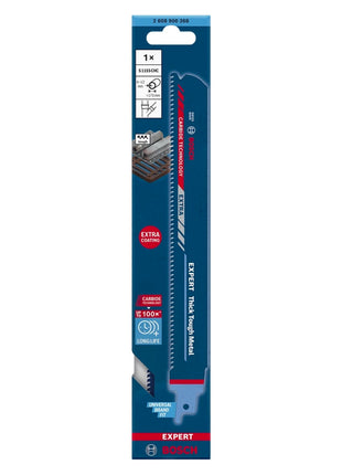 Bosch Expert S 1155 CHC Thick Tough Metal Säbelsägeblatt 225 mm ( 2608900368 ) Carbide Technology