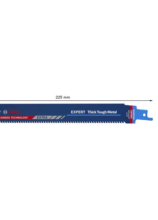 Bosch Expert S 1155 CHC Thick Tough Metal Säbelsägeblatt 225 mm ( 2608900368 ) Carbide Technology