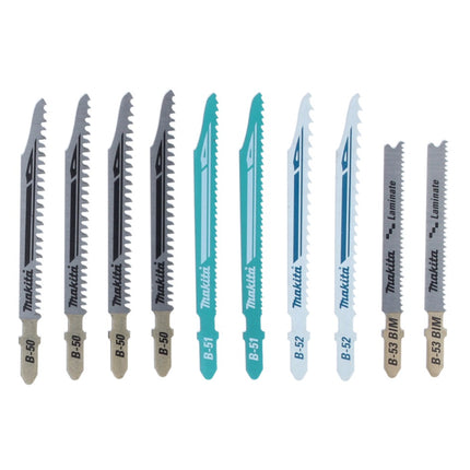 Makita Stichsägeblatt Sortiment B 2 Stk. ( 2x B-44426 ) 20 tlg. für Holz / Kunststoff / Metall / Parkett / Laminat