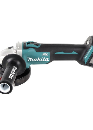 Kit combiné batterie Makita DLX 2126 TJ1 Meuleuse d'angle sur batterie DGA 504 + perceuse à percussion sur batterie DHP 480 + 2x batterie 5,0 Ah + chargeur + 2x Makpac