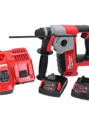 Taladro percutor a batería Milwaukee M18 BH-202FC 18 V 1,2 J SDS plus + 2x baterías 2,0 Ah + cargador